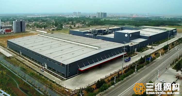 金鼎實業鋼結構廠房工程外觀圖